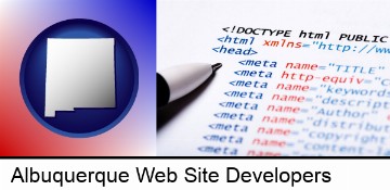 web site HTML code in Albuquerque, NM