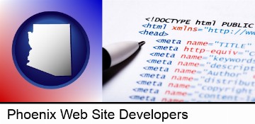 web site HTML code in Phoenix, AZ