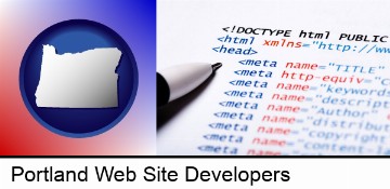 web site HTML code in Portland, OR