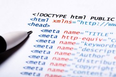 web site HTML code