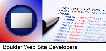 web site HTML code in Boulder, CO