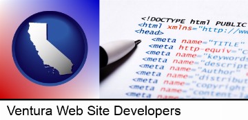 web site HTML code in Ventura, CA